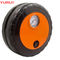 Η ηλεκτρική πλαστική ΣΥΝΕΧΉΣ 12V ρόδα αεροσυμπιεστών αυτοκινήτων cOem 250psi διογκώνει το μαύρο και πορτοκαλί προϊόν τύπων ροδών