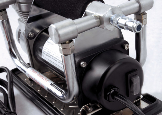 Φορητό Chrome DC12v Μεταλλικό ελαστικό αεροσυμπιεστή με κροκόδειλο κλιπ