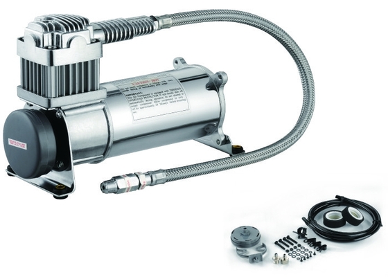 Ενιαίο 150psi 12V 1/4» βαρέων καθηκόντων ασήμι συμπιεστών αναστολής αέρα