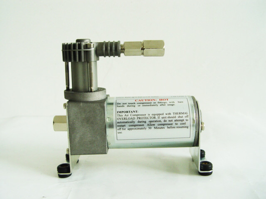 Ασημένιος 120psi 12V αεροσυμπιεστής YURUI 6273R για τους αερόσακους, δεξαμενή 0,5 γαλονιών