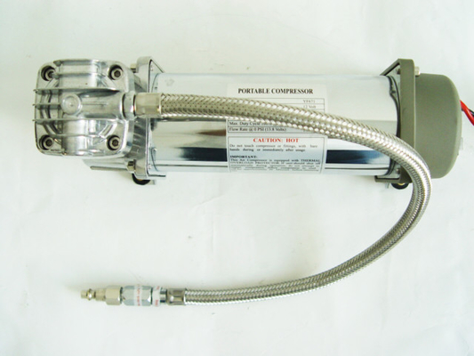 150PSI βαρέων καθηκόντων φορητός συμπιεστής 12v κλονισμού αέρα χρωμίου 1.75CFM με τη δεξαμενή αέρα