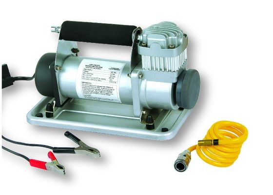 Μεταλλικός αεροσυμπιεστής βαρέων αυτοκινήτων για οχήματα εκτός δρόμου 4x4 Υψηλής πίεσης Ασημένιος αεροσυμπιεστής