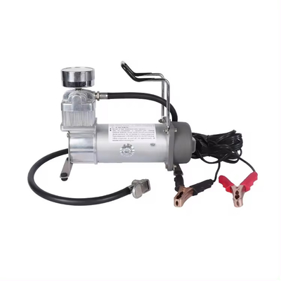 Φορητός μονόκύλινδρος OffRoad DC12V Μεταλλικός βαρέος αεροσυμπιεστής με μετρητή