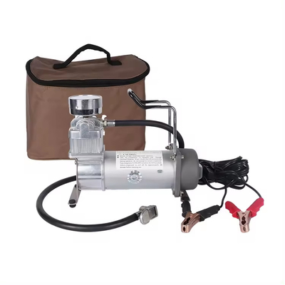 Φορητός μονόκύλινδρος OffRoad DC12V Μεταλλικός βαρέος αεροσυμπιεστής με μετρητή