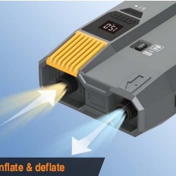 Η ταχύτερη ηλεκτρική αντλία SUP 12V και η γραμμή ηλεκτρικής ενέργειας AC φουσκώνει φουσκώνει σαν καρχαρίας μέχρι 20psi με αυτόματη ψηφιακή οθόνη.