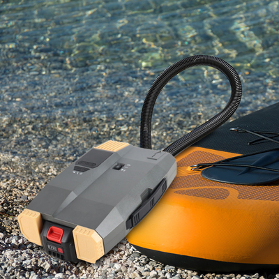 5000mAH χωρητικότητα μπαταρίας SUP Ηλεκτρική αντλία για φουσκωτή αποβάθρα Kayak Paddle Board 20PSI 12V/110-240V