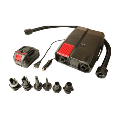 5000mAH χωρητικότητα μπαταρίας SUP Ηλεκτρική αντλία για φουσκωτή αποβάθρα Kayak Paddle Board 20PSI 12V/110-240V