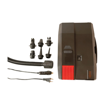 5000mAH χωρητικότητα μπαταρίας SUP Ηλεκτρική αντλία για φουσκωτή αποβάθρα Kayak Paddle Board 20PSI 12V/110-240V