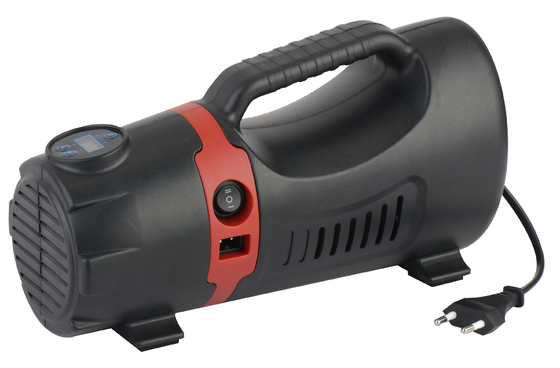 Ηλεκτρική DC12v AC110V-220V πλαστική φορητή αντλία φούσκωσης ελαστικών αυτοκινήτων