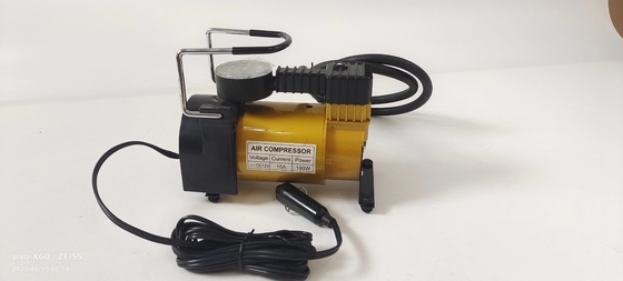 Φορητός μεταλλικός συμπιεστής αέρα DC12v μονοκύλινδρος αυτοκινητοκίνητος ελαστικού φουσκωτή αντλία γρήγορο φούσκωμα
