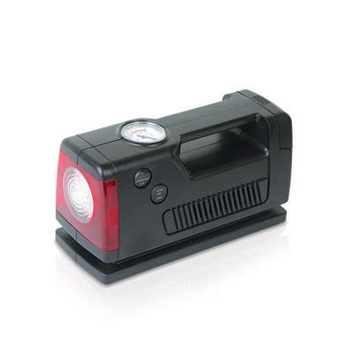 Τρία σε ένα μαύρο χρώμα αεροσυμπιεστών Dc12v 250psi αυτοκινήτων φορητό με το λαμπτήρα