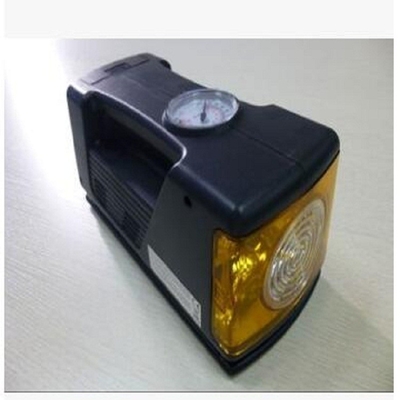 Τρία σε ένα μαύρο χρώμα αεροσυμπιεστών Dc12v 250psi αυτοκινήτων φορητό με το λαμπτήρα