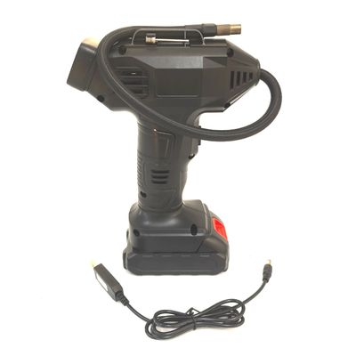 Ηλεκτρικός φουσκωτής ελαστικών αυτοκινήτων από πλαστικό φορητό ασύρματο ελαστικό αεροσυμπιεστή