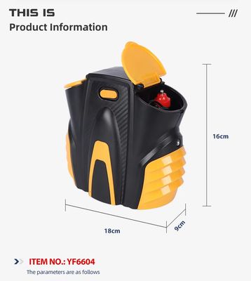 12V φορητό ελαστικό αυτοκινήτου αεροσυμπιεστή 150PSI με φως LED