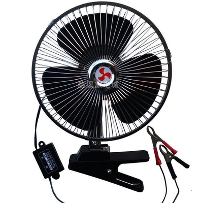 12V / 24V ανεμιστήρας αυτοκινήτων με τη μισή μακριά οικονομικά ενεργή ζωή φρουράς μετάλλων ασφάλειας