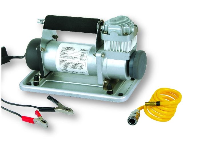 Μεταλλικός αεροσυμπιεστής βαρέων αυτοκινήτων για οχήματα εκτός δρόμου 4x4 Υψηλής πίεσης Ασημένιος αεροσυμπιεστής