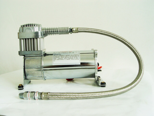 Καλή τιμή. Ενιαίο 150psi 12V 1/4» βαρέων καθηκόντων ασήμι συμπιεστών αναστολής αέρα σε απευθείας σύνδεση