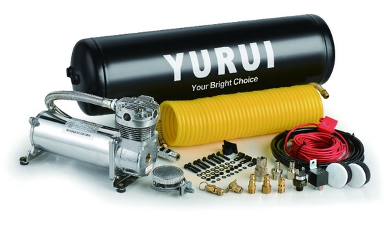 ποιότητας Συσκευή συστήματος συμπίεσης DC 12v Chrome Air Suspension για αυτοκίνητα Offroad για φορτηγά με δεξαμενή εργοστάσιο