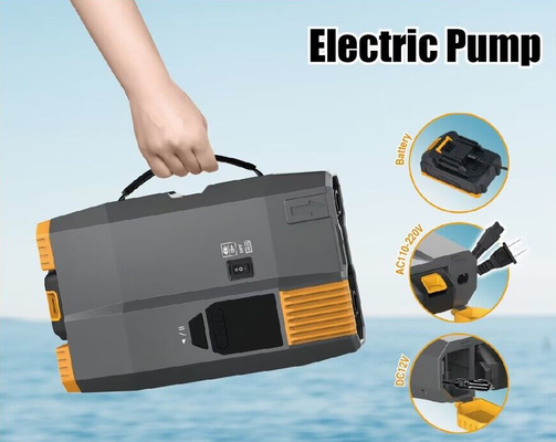 12V ηλεκτρική αντλία υποστήριξης με μπαταρία και AC110V-220V μακροχρόνια εργασία 20psi με οθόνη