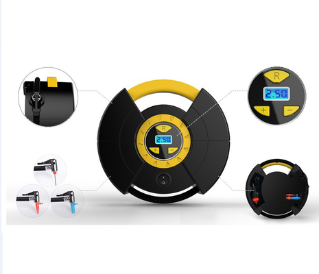 150psi πλαστικό μαύρο κίτρινο χρώμα αεροσυμπιεστών αυτοκινήτων για το αυτοκίνητο ελαστικό αυτοκινήτου